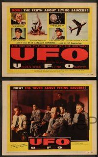 3t466 UFO 8 LCs '56 the truth about unidentified flying objects & flying saucers!