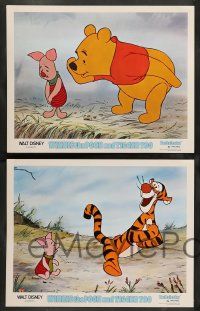 3t762 WINNIE THE POOH & TIGGER TOO 4 LCs '74 Disney, A.A. Milne, Rabbit, Piglet, Christopher Robin!