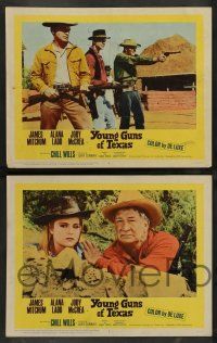 3t506 YOUNG GUNS OF TEXAS 8 LCs '63 teen cowboys James Mitchum, Alana Ladd & Jody McCrea!