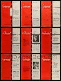 3w047 LOT OF 20 INDEPENDENT FILM JOURNAL EXHIBITOR MAGAZINES '69-78 great images & information!