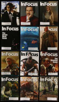 3w054 LOT OF 17 IN FOCUS EXHIBITOR MAGAZINES '00s filled with great images & information!