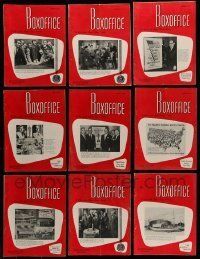 3w055 LOT OF 17 BOX OFFICE 1960 EXHIBITOR MAGAZINES '60 filled with great images & information!