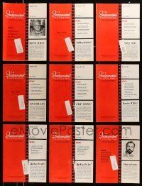 3w059 LOT OF 16 INDEPENDENT FILM JOURNAL 1973 EXHIBITOR MAGAZINES '73 great images & information!