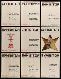 3w060 LOT OF 16 EXHIBITOR 1968 EXHIBITOR MAGAZINES '68 information about international movies!