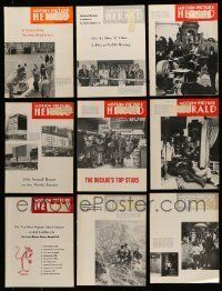 3w061 LOT OF 15 MOTION PICTURE HERALD 1970 EXHIBITOR MAGAZINES '70 great images & information!