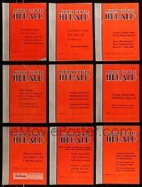 3w062 LOT OF 15 MOTION PICTURE HERALD 1953 EXHIBITOR MAGAZINES '53 great images & information!