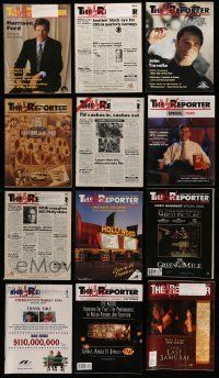 3w063 LOT OF 15 HOLLYWOOD REPORTER EXHIBITOR MAGAZINES '90s-00s great images & information!