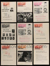 3w065 LOT OF 14 MOTION PICTURE HERALD 1972 EXHIBITOR MAGAZINES '72 great images & information!