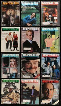 3w096 LOT OF 14 AMERICAN FILM MAGAZINES '80-81 filled with great movie images & information!