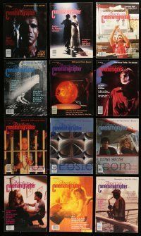 3w097 LOT OF 14 AMERICAN CINEMATOGRAPHER MAGAZINES '90-91 articles on Total Recall & many movies!