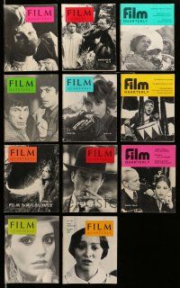 3w113 LOT OF 11 FILM QUARTERLY MAGAZINES '70s-80s Leonard Nimoy, Jane Fonda & much more!