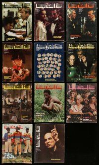 3w116 LOT OF 11 AMERICAN FILM 1975-76 MAGAZINES '75-76 filled w/great movie images & information!