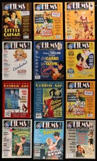 3w108 LOT OF 12 FILMS OF THE GOLDEN AGE MAGAZINES '90s-10s filled with great movie images!