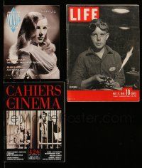 3w195 LOT OF 3 VERONICA LAKE MAGAZINES '40s-90s filled with great movie images & information!