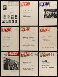 3w076 LOT OF 9 MOTION PICTURE HERALD 1971 EXHIBITOR MAGAZINES '71 great images & information!