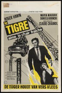 3x632 TIGER LIKES FRESH BLOOD Belgian '64 Claude Chabrol's Le Tigre aime la chair fraiche