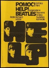 3x159 HELP Czech 12x17 R86 different image of Beatles, John, Paul, George & Ringo, classic!