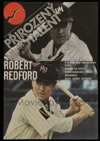 3x167 NATURAL Czech 11x16 '86 Robert Redford, Robert Duvall, Barry Levinson, baseball!