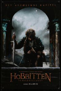 3x084 HOBBIT: THE BATTLE OF THE FIVE ARMIES teaser Danish '14 Martin Freeman as Bilbo Baggins!