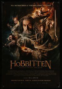 3x085 HOBBIT: THE DESOLATION OF SMAUG DS Danish '13 Peter Jackson directed, cool cast montage!