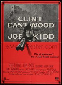 3x089 JOE KIDD Danish '72 John Sturges, if you're looking for trouble, he's Clint Eastwood!
