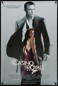 3x130 CASINO ROYALE DS English 1sh '06 Daniel Craig as James Bond & sexy Eva Green as Vesper Lynd!