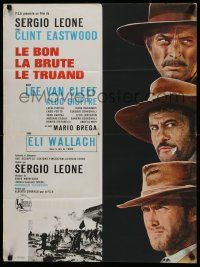 3x451 GOOD, THE BAD & THE UGLY French 23x31 '68 Eastwood, Van Cleef, Wallach, Leone classic!
