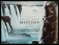 3x458 MISSION French 24x31 '86 Robert De Niro, Jeremy Irons, cool waterfall artwork!