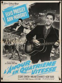 3x466 VIVA LAS VEGAS French 24x32 '65 cool images of Elvis Presley & sexy Ann-Margret!