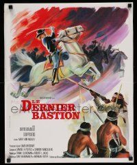 3x501 LEGEND OF CUSTER French 18x22 '67 Grinsson art of Wayne Maunder in raid against the Indians!