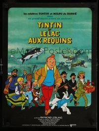 3x531 TINTIN & THE LAKE OF SHARKS French 15x20 '73 Belgian cartoon character created by Herge!
