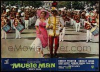 3x292 MUSIC MAN Italian 26x37 pbusta '63 Robert Preston, Shirley Jones, parade, classic musical!