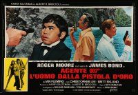 3x325 MAN WITH THE GOLDEN GUN set of 8 Italian 18x26 pbustas '74 Connery as James Bond 007!