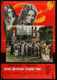 3x328 MS. DON JUAN set of 9 Italian 18x27 pbustas '73 great images of Brigitte Bardot, Roger Vadim!