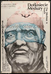 3x247 MEDUSA TOUCH Polish 27x39 '86 Richard Burton is the man with telekinesis, Kalkus art!