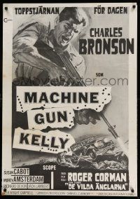 3x190 MACHINE GUN KELLY Swedish '69 without his gun Charles Bronson was naked yellow, cool art!