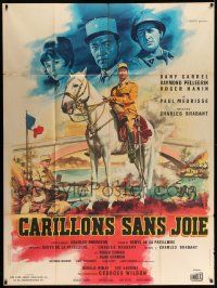 3y667 BELLS WITHOUT JOY French 1p '62 Carillons sans joie, Dany Carrel, great Jean Mascii art!