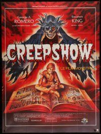 3y711 CREEPSHOW French 1p '83 Romero & King's tribute to E.C. Comics, best different art by Melki!