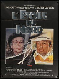 3y833 L'ETOILE DU NORD French 1p '82 Signoret & Noiret by Ferracci, written by Georges Simenon!