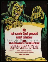 3y386 CREEPSHOW advance German 33x44 '83 great different E.C. Comic-like art of the Vaultkeeper!