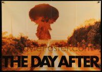 3y389 DAY AFTER German 33x47 '83 ultra depressing nuclear holocaust, wild image of mushroom cloud!