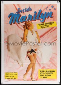 3y261 INSIDE OLINKA Italian 1p '85 sexy Marilyn Monroe impersonator in classic skirt-blowing pose!