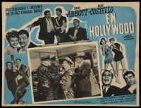 3y524 ABBOTT & COSTELLO IN HOLLYWOOD Mexican LC R50s different images of Bud & Lou!