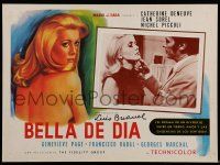 3y526 BELLE DE JOUR Mexican LC '67 Luis Bunuel, great close up of sexy Catherine Deneuve + art!