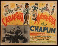 3y531 CABALGATA MODERNA Mexican LC '60s great photo & artwork images of wacky Charlie Chaplin!