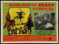 3y536 COWBOYS Mexican LC '72 Bruce Dern threatens one of the young boys with his knife!