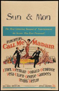 3y083 CALL ME MADAM WC '53 Ethel Merman, Donald O'Connor & Vera-Ellen sing Irving Berlin songs!