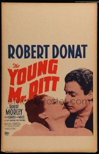 3y143 YOUNG MR. PITT WC '43 Robert Donat & Phyllis Calvert, directed by Carol Reed!