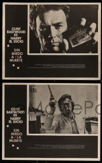 3y477 ENFORCER 9 Mexican LCs '76 great images of Clint Eastwood as Dirty Harry!