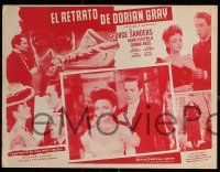 3y520 PICTURE OF DORIAN GRAY 2 Mexican LCs R50s Hurd Hatfield, Donna Reed, Angela Lansbury!